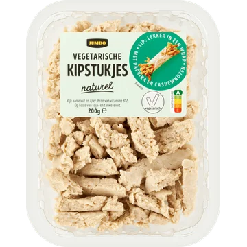 Jumbo Vegetarische Kipstukjes Naturel 200 g
