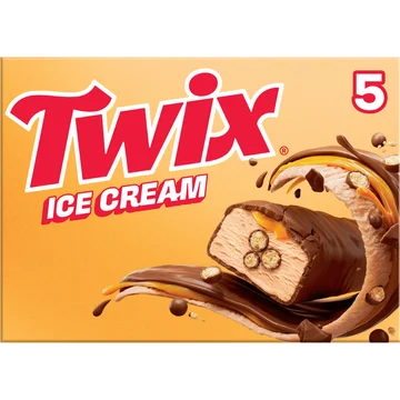 Twix IJsrepen Chocolade Karamel Biscuit 5 Stuks