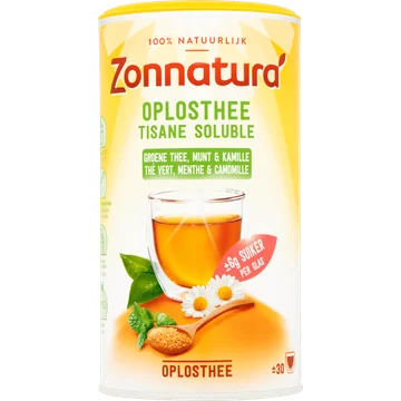 Zonnatura Bio Oplosthee Groene Thee, Munt & Kamille 200 g