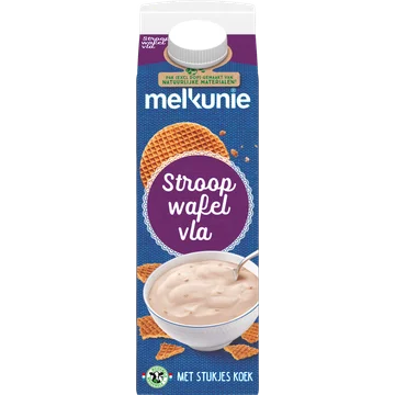 Melkunie Stroopwafel Vla met Stukjes Koek 1 L