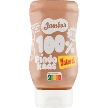 Jumbo's 100% Pindakaas Naturel 300 g