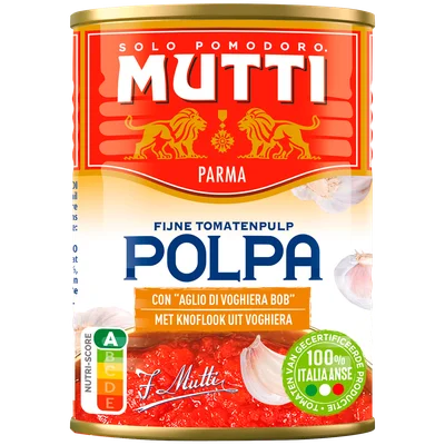 Mutti Polpa di Pomodoro Knoflook 400g
