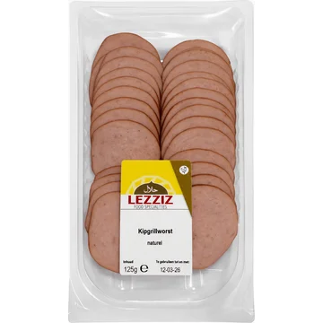 Lezziz Grilworst Naturel 125g