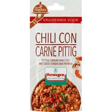 Verstegen Kruidenmix voor Chili con Carne Pittig 13 g