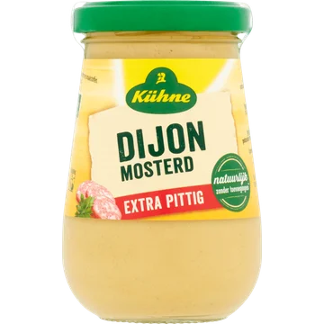 Kühne Dijon Mosterd Extra Pittig 185 g