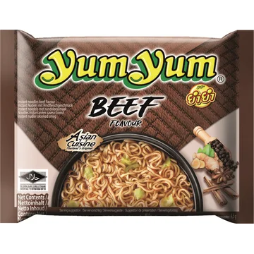 Yum Yum Instant Noedels Rundvleessmaak 60 g