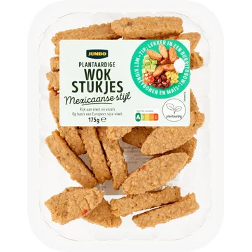 Jumbo Plantaardige Wokstukjes Mexicaanse Stijl 175 g