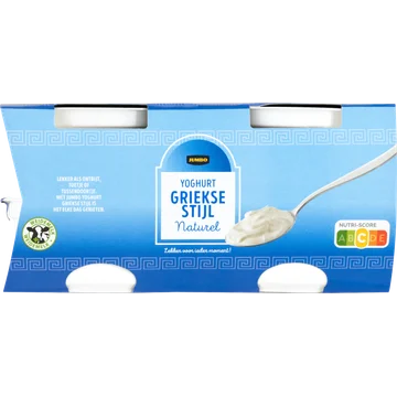 Jumbo Yoghurt Griekse Stijl Naturel 4 x 150 g