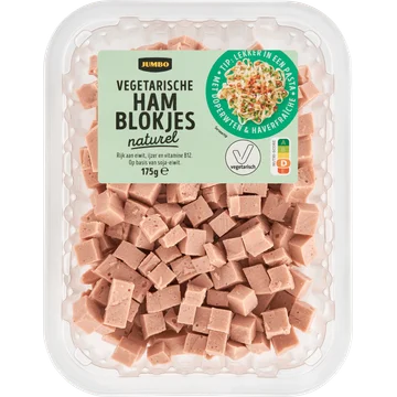 Jumbo Vegetarische Hamblokjes Naturel 175 g