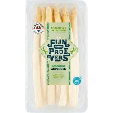 Jumbo Fijnproevers Geschilde Asperges 350 g