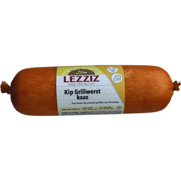 LEZZIZ Kip Grillworst Kaas 250g