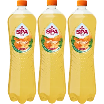 SPA FRUIT Bruisende Fruitige Frisdrank Orange 3 x 1,25 L