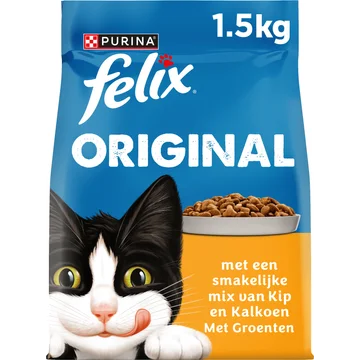 Felix Original met Kip en Kalkoen en met Groenten 1,5kg