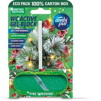 Ambi Pur Wc active gel-block pine sunshine