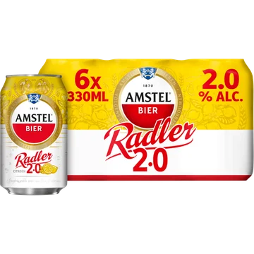 Amstel Radler Citroen Bier Blik 6 x 330ml