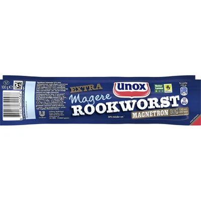 Unox Extra magere rookworst magnetron