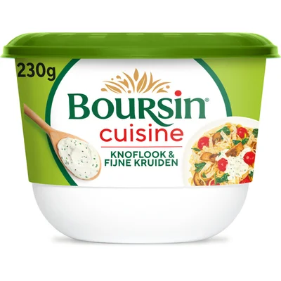 Boursin Cuisine knoflook & fijne kruiden