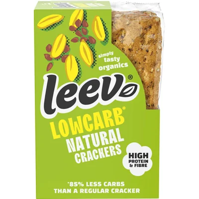 Leev Lowcarb crackers naturel