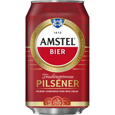 Amstel Pilsener bier