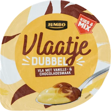 Jumbo Vlaatje met Vanille- & Chocoladesmaak 200 g
