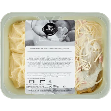 Vers Aan Tafel Witlofschotel met Ham Kaassaus en Aardappelpuree 520 g