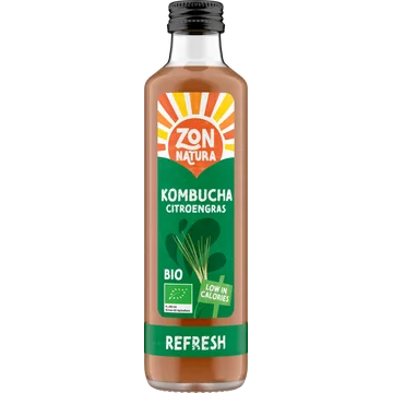 Zonnatura Biologische Kombucha Citroengras 250 ml