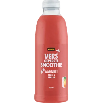 Jumbo Verse Smoothie Aardbei, Appel & Banaan 750ML