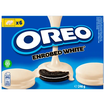 Oreo Enrobed Koekjes met melkchocoladesmaak 246g