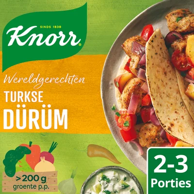 Knorr Wereldgerechten Maaltijdpakket Turkse Dürüm 198 g