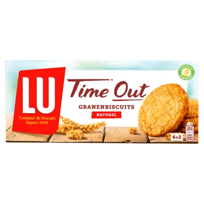 LU Time Out Koekjes Naturel (6X2 Stuks ) 171g