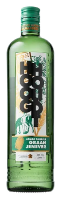 Hooghoudt Jonge Dubbele Graan Jenever Fles 1000 ml