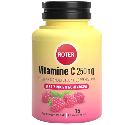 Roter Vitamine C forte weerstand kauwtablet Stuk 107 g