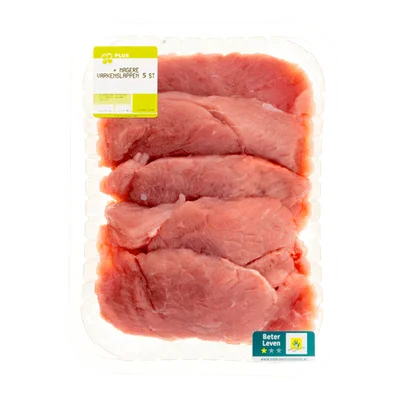 PLUS Boerentrots Varkenslap mager 500 gram