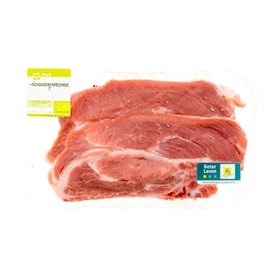 PLUS Schouderkarbonade 2 stuks 333 gram