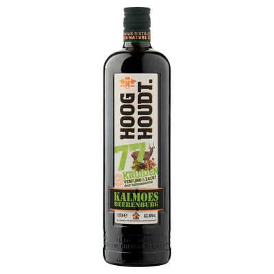 Hooghoudt Kalmoes Beerenburg 77 Kruiden Fles 1000 ml