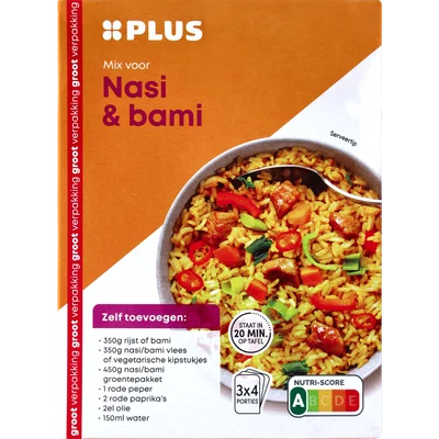 PLUS Mix voor Bami-Nasi Bag-in-box 117 g