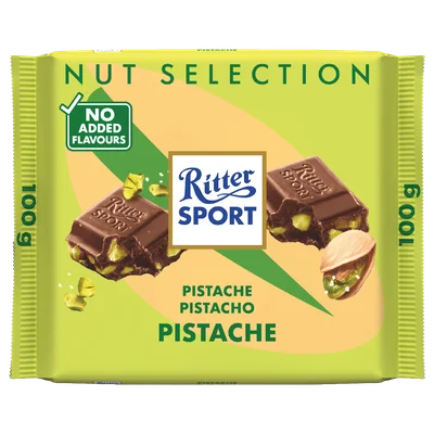 Ritter Sport Chocoladereep Pistache Wikkel 100 g