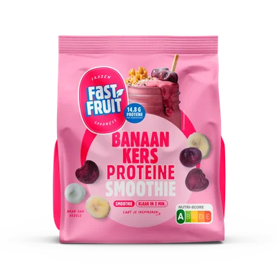 Fast Fruit Proteine Banaan/Kers Zakje 300 g