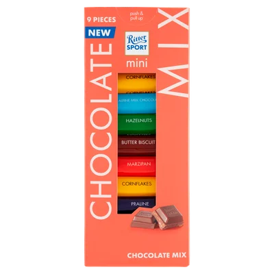 Ritter Sport Mini Chocolate mix colorful Wikkel 150 g