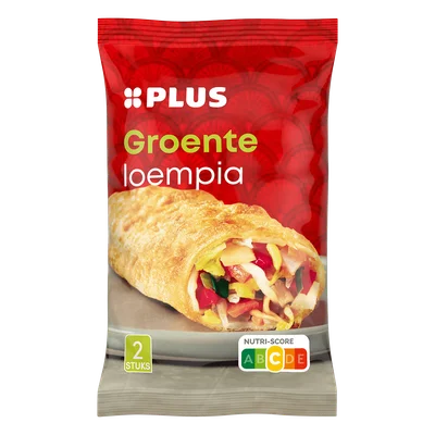PLUS Loempia's groente 2ST Wikkel 350 g