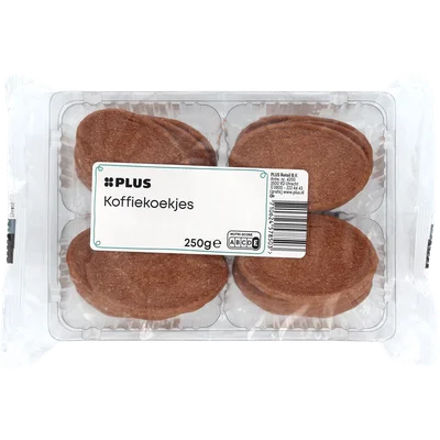 PLUS Koffiekoekjes Wikkel 250 g