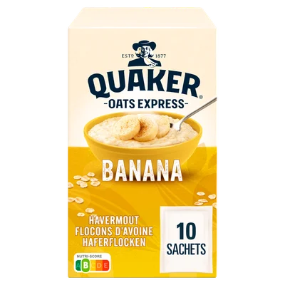 Quaker Oats Express Banaan Doos 348 g