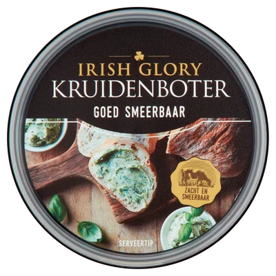 Irish Glory Kruidenboter smeerbaar Kuipje 100 g