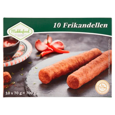 Mekkafood Frikandellen 10st Doos 700 g