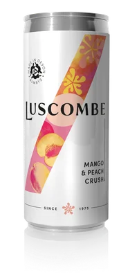 Luscombe Mango &amp; peach crush Blik 320 ml