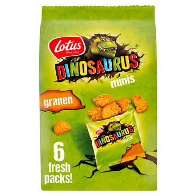 Lotus koekjes original mini dinosaurus Stazak 150 g