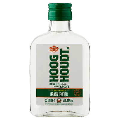 Hooghoudt Jonge Dubbele Graan Jenever Fles 200 ml