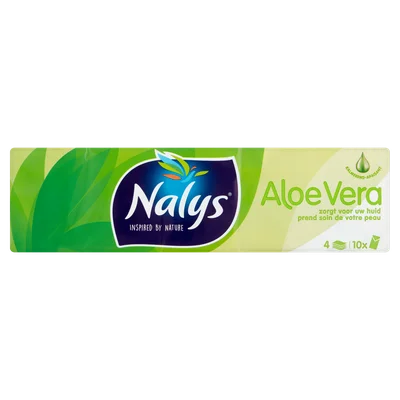 NALYS aloe vera zakdoeken Zak 10 st