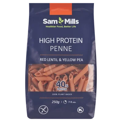 Sam Mills GV Protein red lent &amp; yel pea penne Zak 250 g