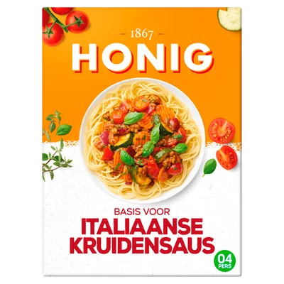 Honig Mix voor Italiaanse kruidensaus Doos 68 g